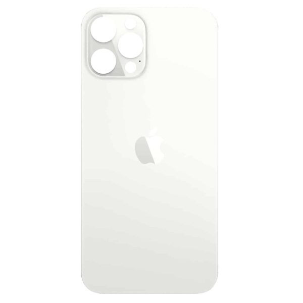 Apple iPhone 12 Pro Max Back Glass Rear Glass Back Cover Replacement - Silver
