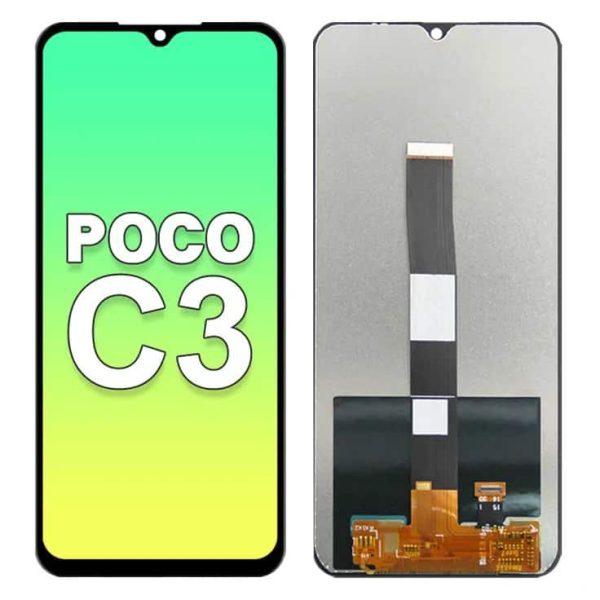 Poco C3 Display and Touch Screen Combo Replacement Price in Chennai India Premium