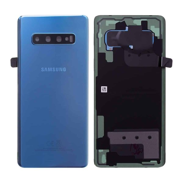 Samsung Galaxy S10 Plus Back Panel Glass Door Battery Cover Replacement in India Chennai - Prism Blue
