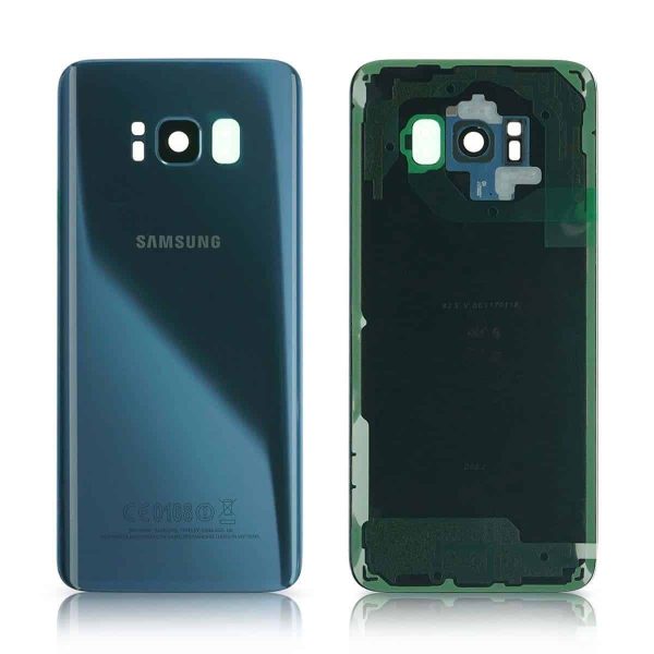 Samsung Galaxy S8 Back Panel Glass Door Battery Cover Replacement in India Chennai - Blue