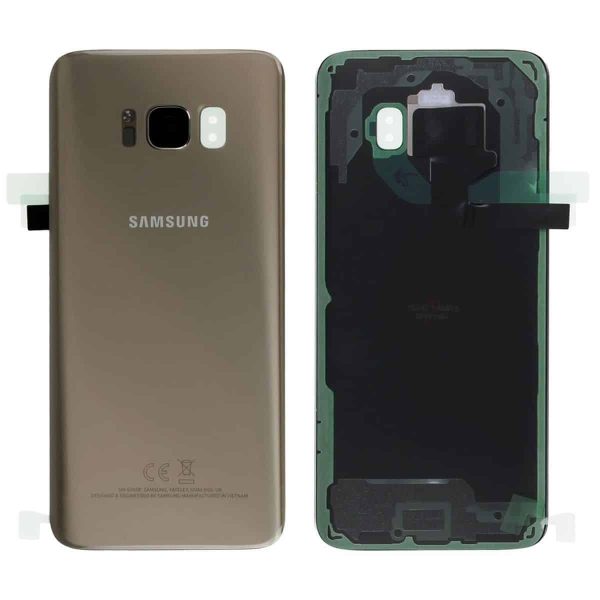 Samsung Galaxy S8 Back Panel Glass Door Battery Cover Replacement in India Chennai - Gold
