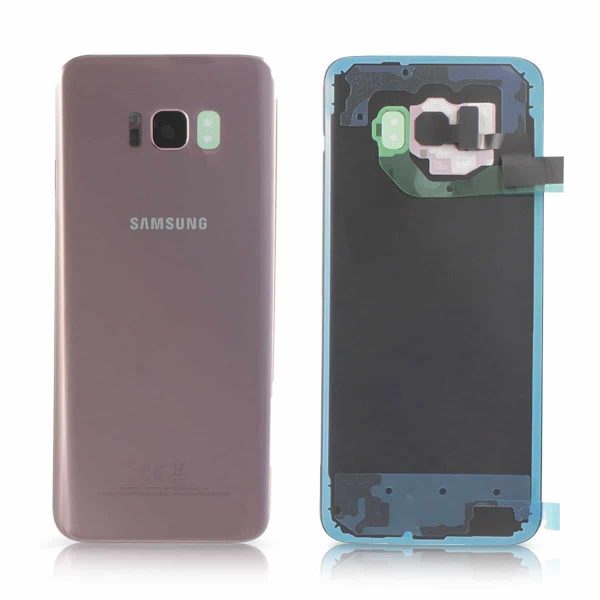 Samsung Galaxy S8 Back Panel Glass Door Battery Cover Replacement in India Chennai - Pink