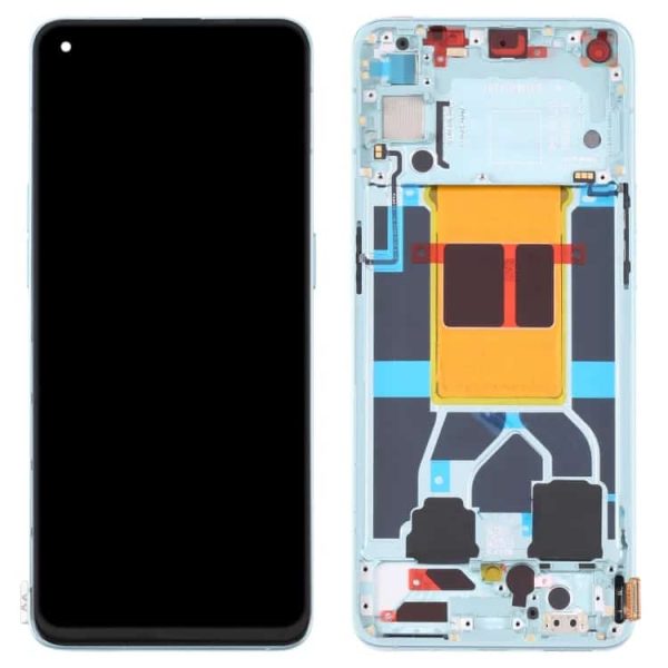 Oppo Reno 6 5G Display and Touch Screen Combo Replacement Price in Chennai India Original With Frame - Green - CPH2251