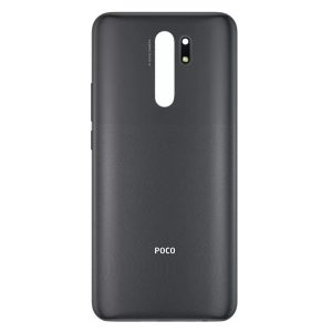 Original Poco M2 Back Panel Glass Door Battery Cover Replacement in India Chennai - Black