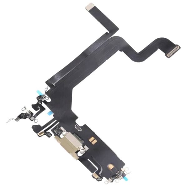 Apple iPhone 14 Pro Max Charging Port Flex Cable Replacement Price in Chennai India Original - Gold - 2