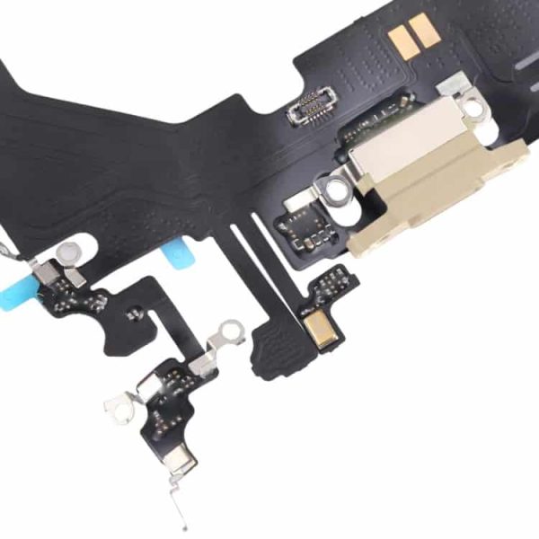 Apple iPhone 14 Pro Max Charging Port Flex Cable Replacement Price in Chennai India Original - Gold - 4